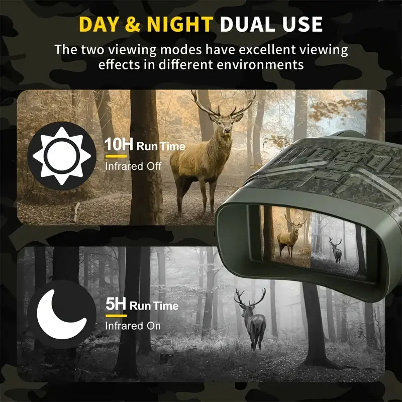 4K Ultra HD Night Vision Binoculars with 32GB SD Card