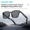 Colmi 2-1 Bluetooth Sunglasses - Black