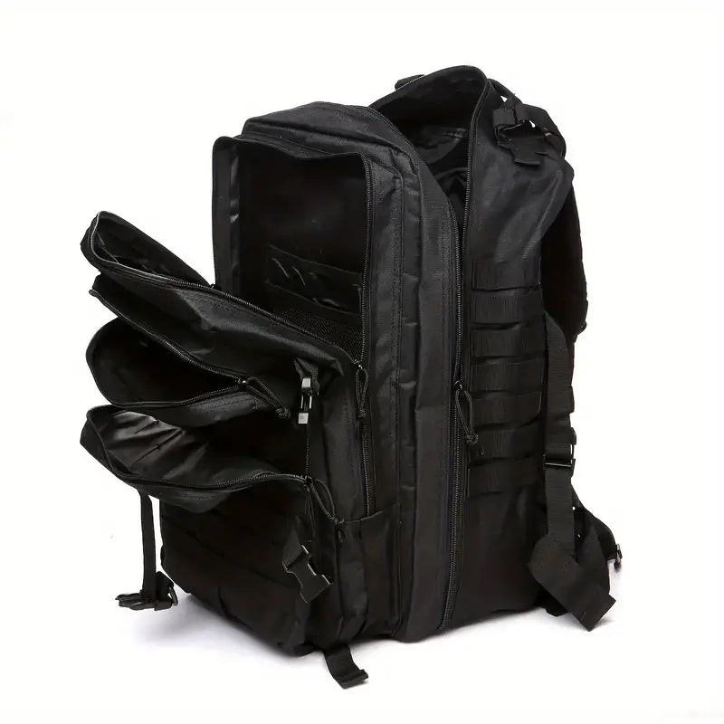 Waterproof 50L Nylon Tactical Backpack - Black