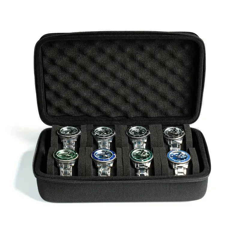 8 Slot Watch Travel Case