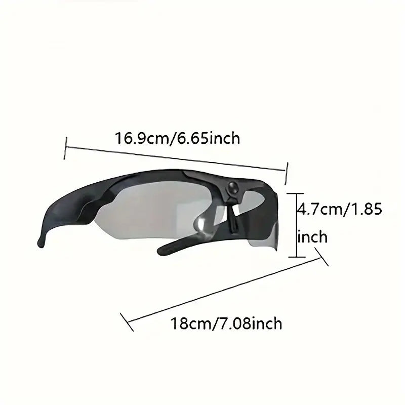 1080P HD Sports Action Camera Glasses With 32mb Card