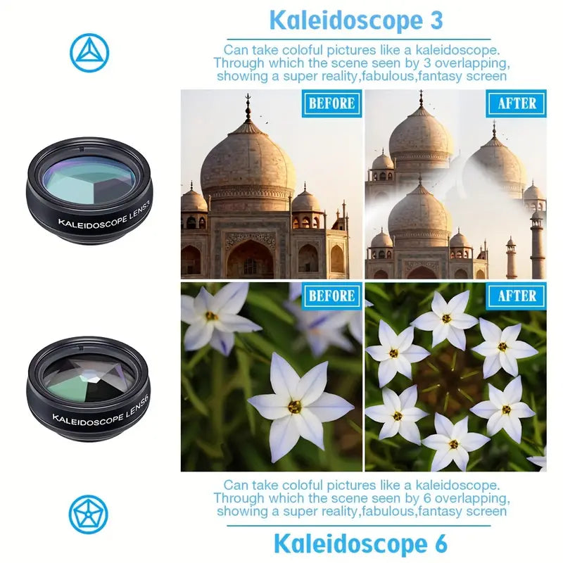 Apexel 10-in-1 Mobile Phone Camera Lens Kit