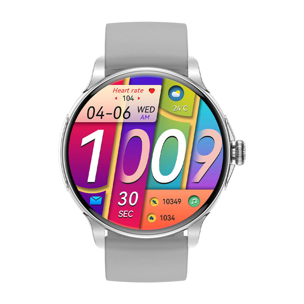 Colmi - V72 Smartwatch 1.38-inch AMOLED Color Display - Silver