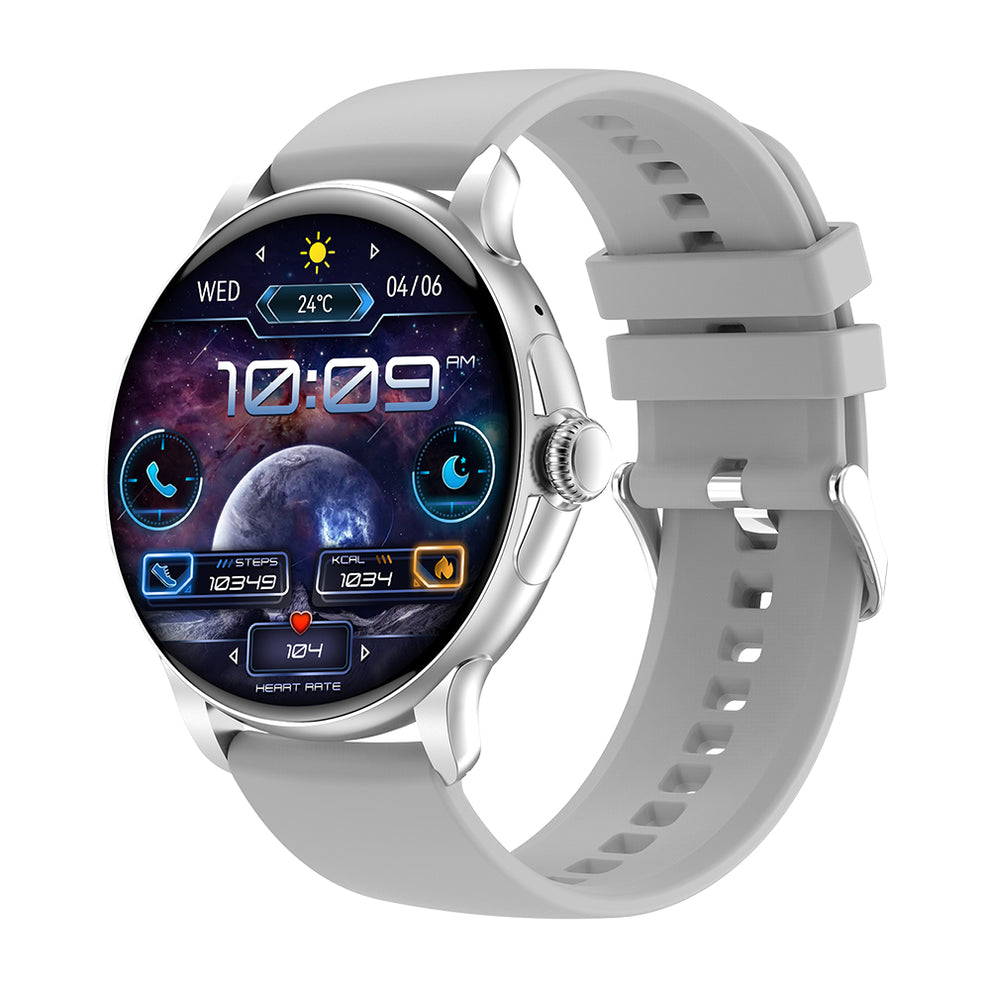 Colmi - V72 Smartwatch 1.38-inch AMOLED Color Display - Silver