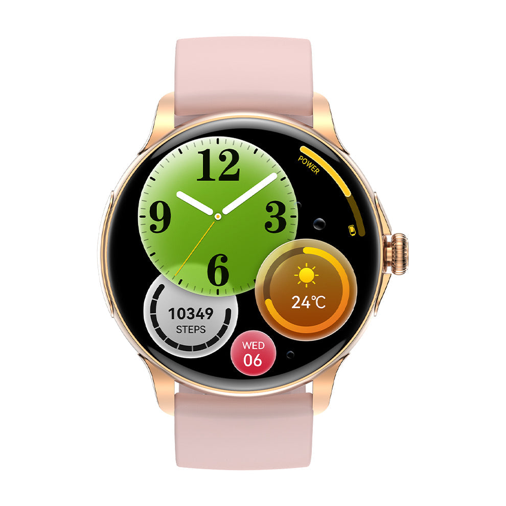 Colmi - V72 Smartwatch 1.38-inch AMOLED Color Display - Gold