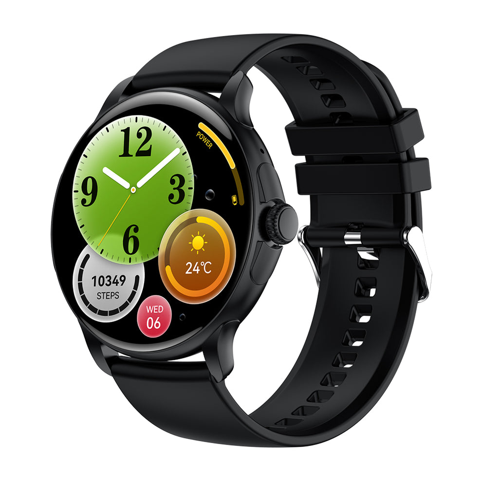 Colmi - V72 Smartwatch 1.38-inch AMOLED Color Display - Black