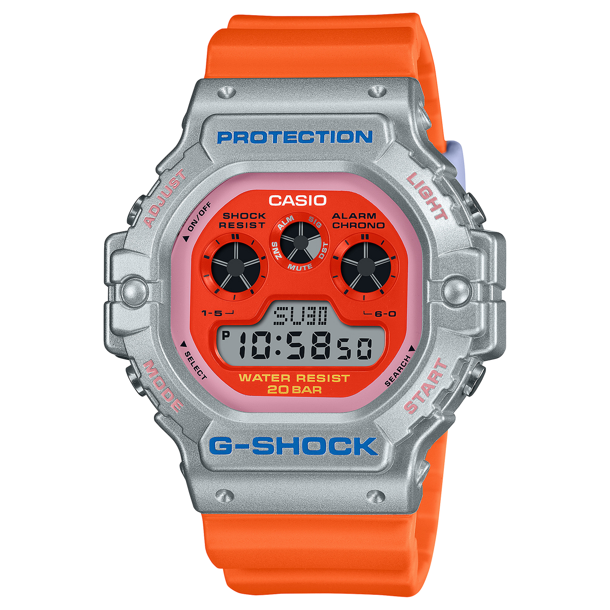 G-Shock Mens 200m Standard - DW-5900EU-8A4CR