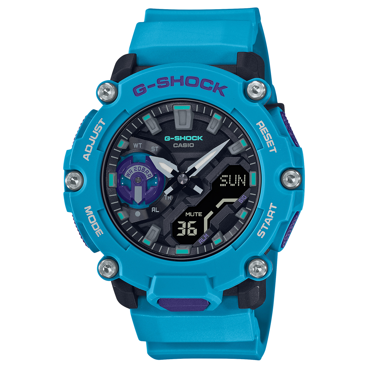 G-Shock Mens 200m Carbon Core - GA-2200-2CW