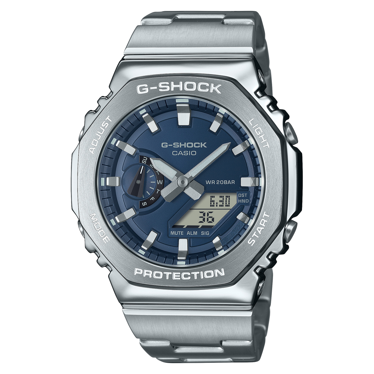 G-Shock Mens 200m G-Steel - GM-2110D-2BM