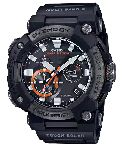 G-Shock Mens 200m Carbon Bluetooth Frogman - GWF-A1000XC-1J