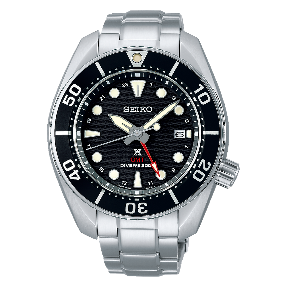 Seiko - Men's Prospex Divers GMT 200m Solar - SBPK003