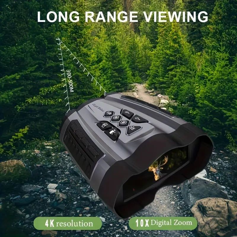 HD Infrared Night Vision Binoculars - Black