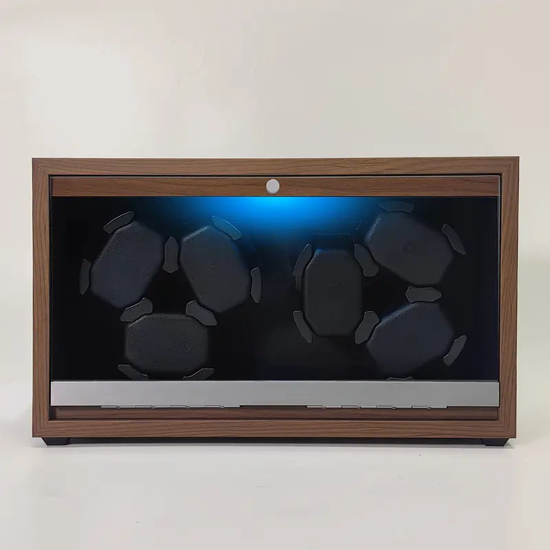 6 Unit Automatic Watch Winder Box - Wood - Demo