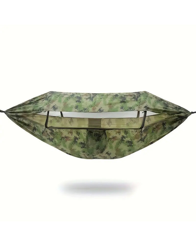 3 In 1 Hammock With Mosquito Net And Sun Shelter - Camo