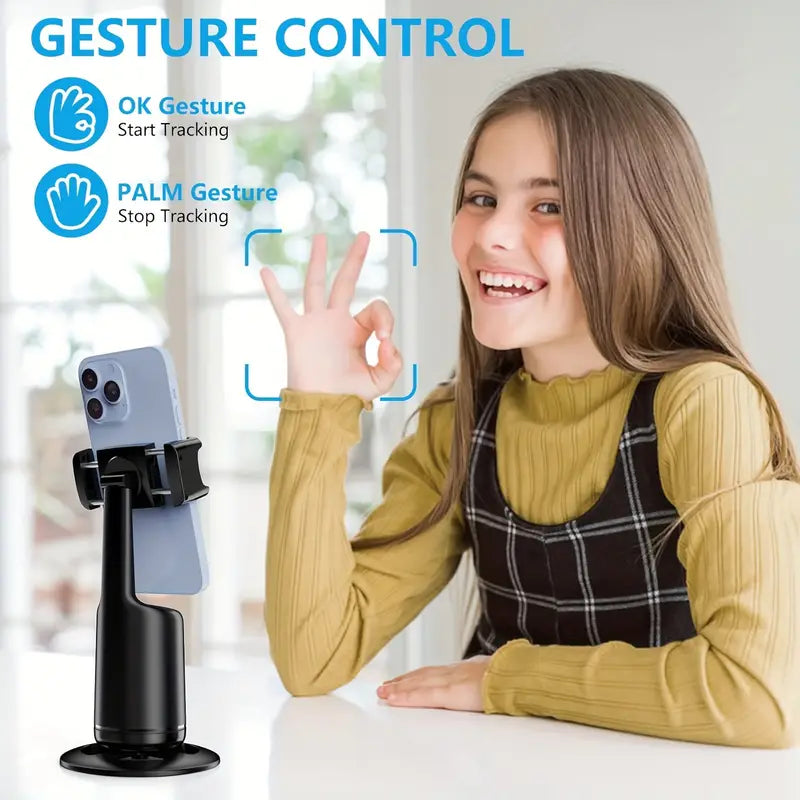 360 Degree Facial Tracking Cell Phone Stabiliser