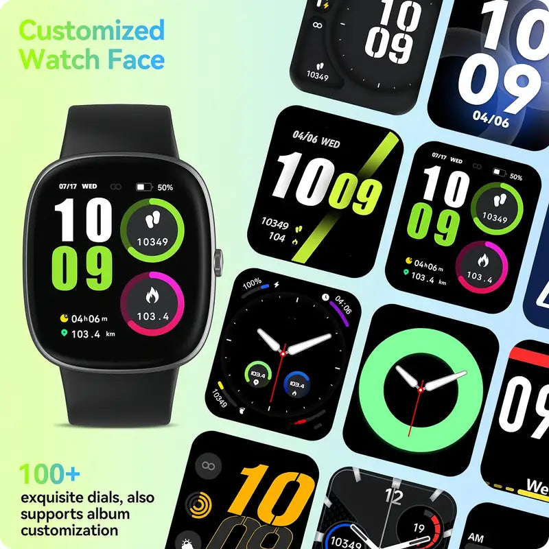 Little Meatball - 46mm Smart Watch For IPhone And Android - Green