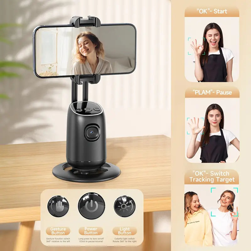 TOKQI - 360 Degree Smart Face Tracking Stand