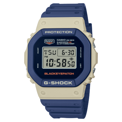 G-Shock Mens 200m BlackEyePatch- DW-5610BEP-2CR