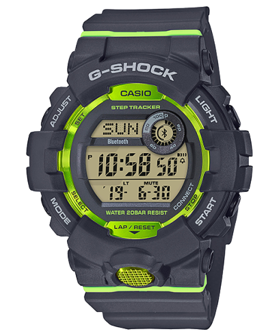 G-Shock Mens 200m Bluetooth G-Squad - GBD-800-8