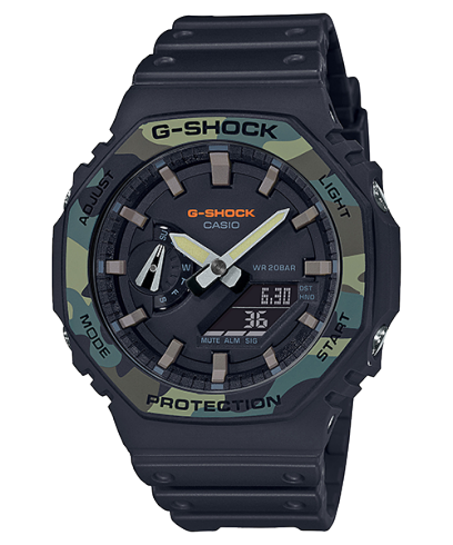 G-Shock Mens 200m Carbon Core - GA-2100SU-1M