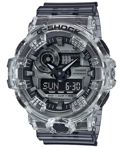 G-Shock Mens 200m Standard - GA-700SK-1CR