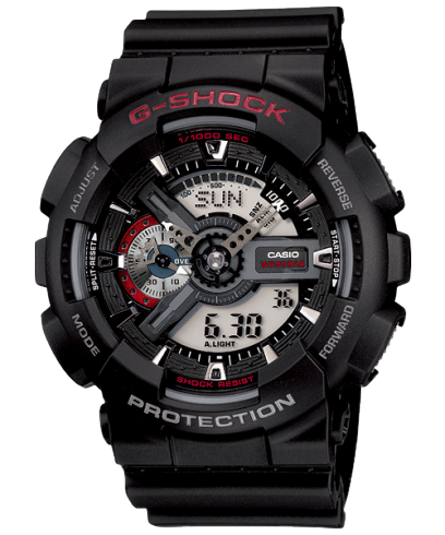 G-Shock Mens 200m Standard - GA-110-1CR