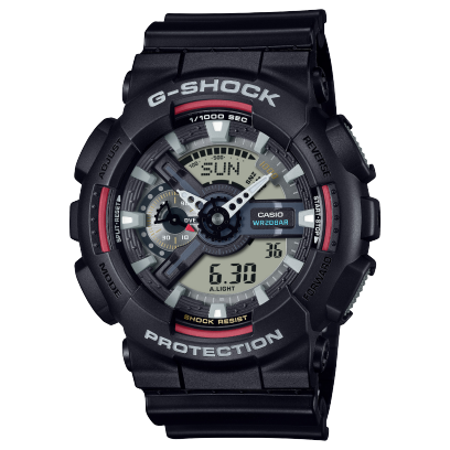 G-Shock Mens 200m Standard - GA-110RL-1ADR