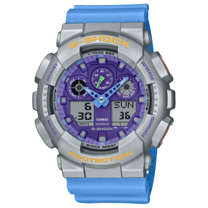 G-Shock Mens 200m Standard - GA-100EU-8A2CR