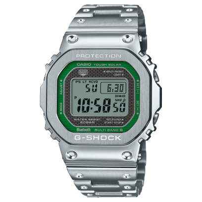 G-Shock Mens 200m Bluetooth G-Steel - GMW-B5000D-3M