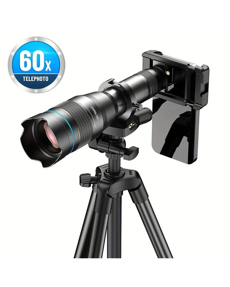 APEXEL 60X Telephoto Monocular with Tripod