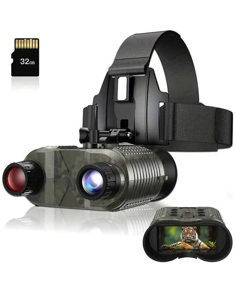 Camo Night Vision Goggles 8X Zoom With 400M Range (Helmet Compatible)