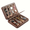 8 Slot Faux Leather Travel Watch Box