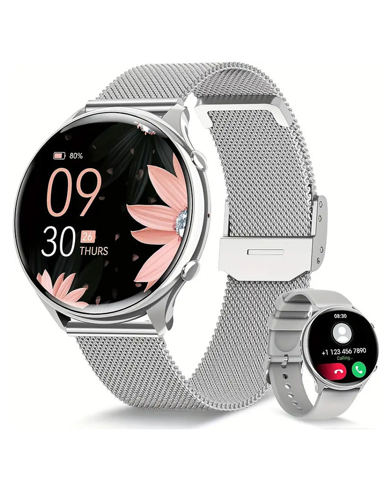 Little Meatball - Womens Smart Watch For IPhone And Android - Silver