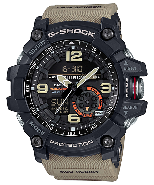 G Shock Mens 200m Twin Sensor Mudmaster GG 1000 1A5DR TCS Online